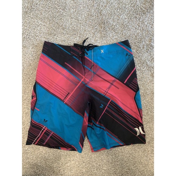 HURLEY PHANTOM BOARDSHORTS MULTICOLOR SWIM SUIT MENS SIZE 34 - Picture 7 of 7
